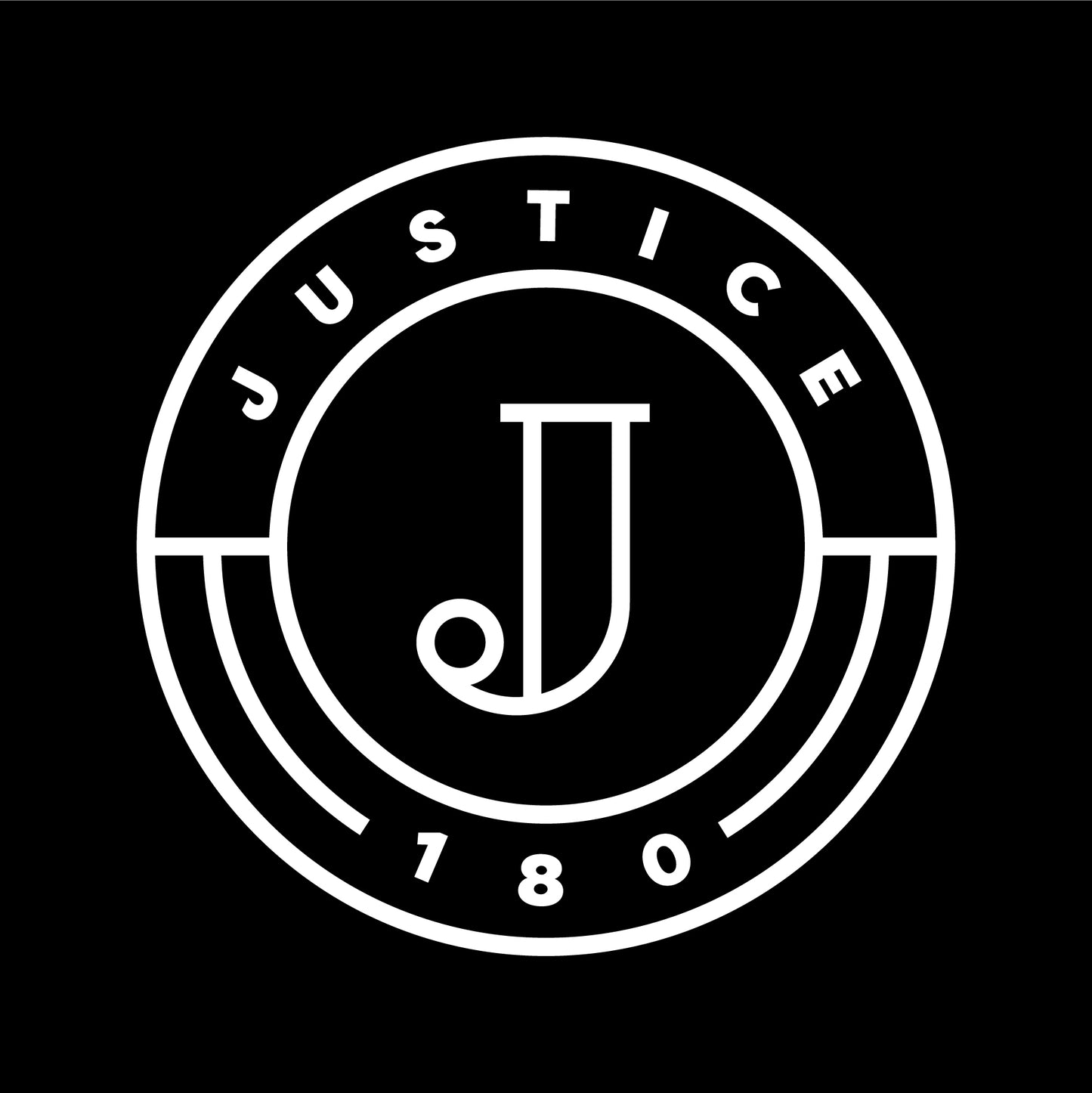 Justice 180 Sticker